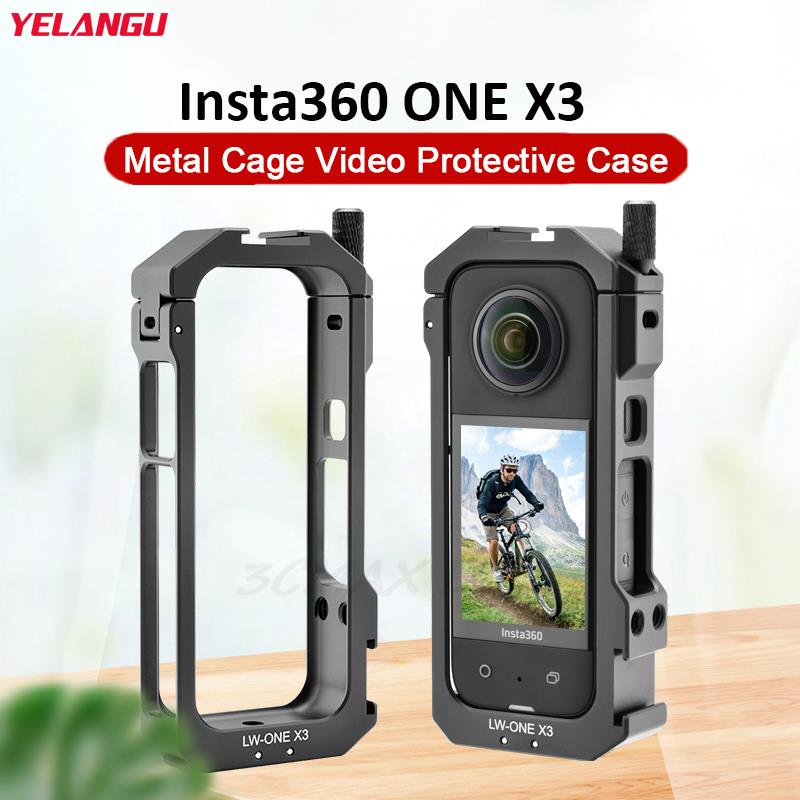 YELANGU-Insta360 ONE X3 Ż   ȣ ̽, Ȯ  1/4  ݵ  ȣ ̽  ī޶